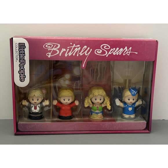Fisher-Price Little People Britney Spears Collection Figures - 4 Figure Pack - Picture 1 of 7